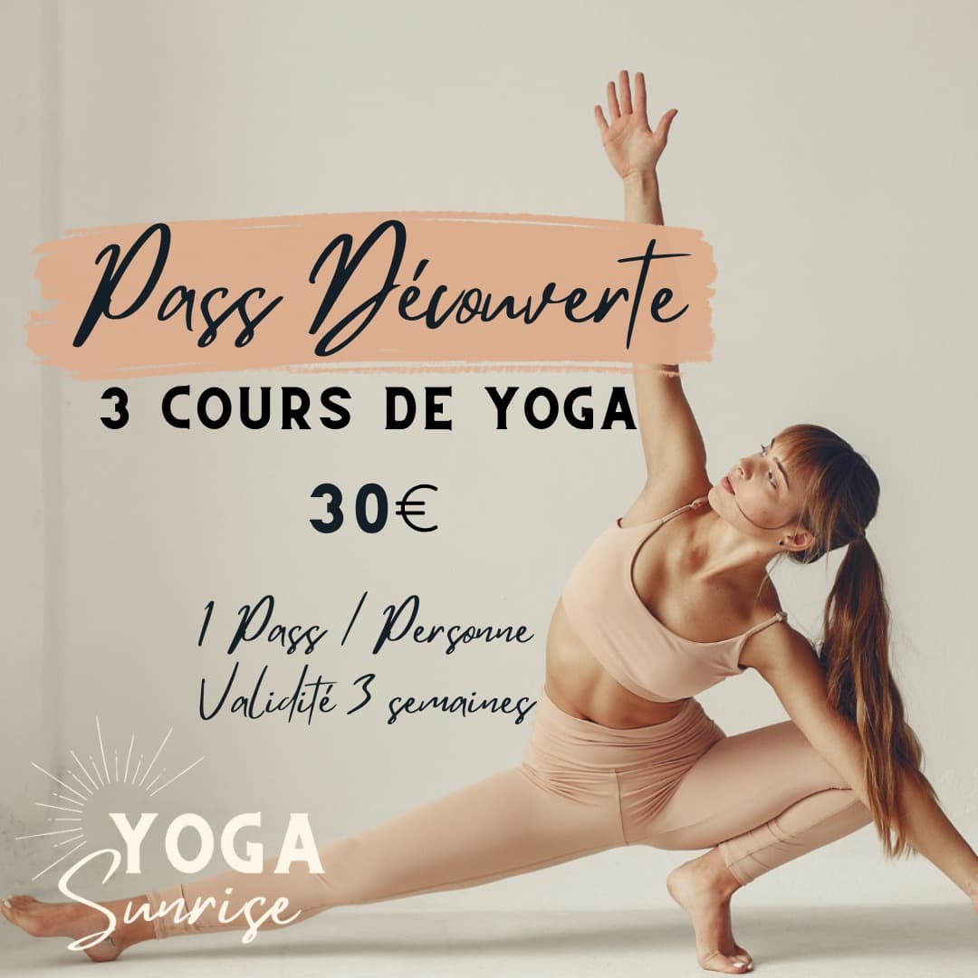 Pass Découverte Yoga Sunrise Poitiers